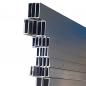 Preview: Aluminium Vierkantrohr 60x40x2mm Rechteckrohr